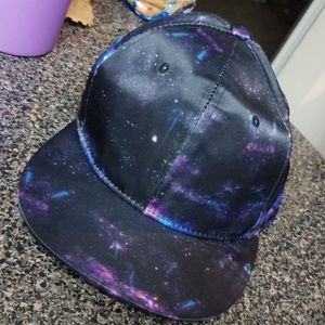 Galaxy print hat